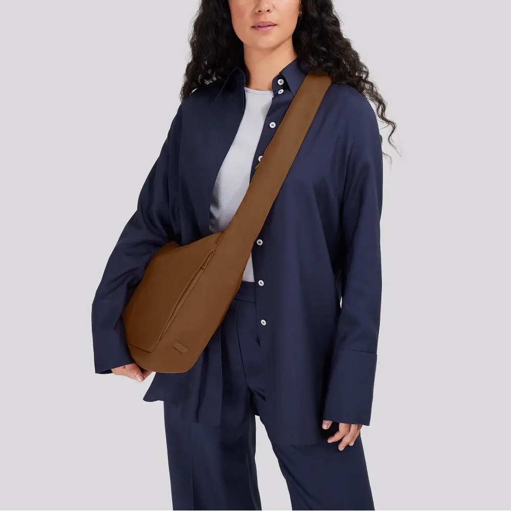 Away Featherlight Crossbody, Amaro Brown
